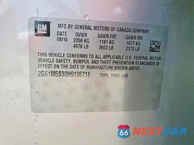 Zdjęcie 13 z 13 samochodu: 2017 CADILLAC XTS LUXURY VIN:2G61M5S30H9106711 - miniatura