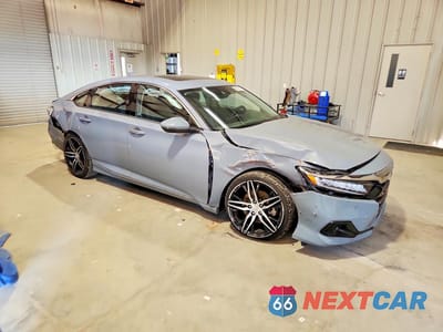 Czwarte zdjęcie samochodu z boku: 2021 HONDA ACCORD TOURING VIN:1HGCV2F92MA010191 - miniatura