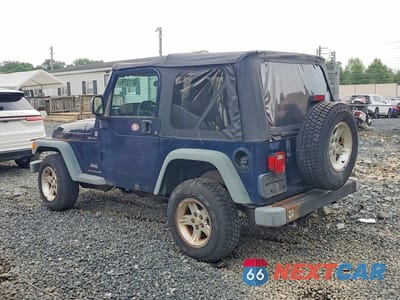 Drugie zdjęcie samochodu z przodu: 2006 JEEP WRANGLER / TJ SPORT VIN:1J4FA49S66P782382 - miniatura