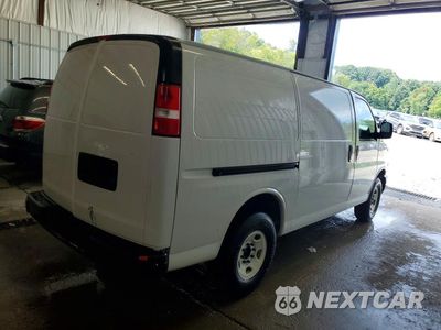 Trzecie zdjęcie samochodu z tyłu: 2022 CHEVROLET EXPRESS 2500 DELIVERY VAN VIN:1GCWGAFP5N1268785 - miniatura