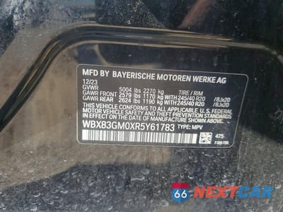 Zdjęcie 12 z 12 samochodu: 2024 BMW X2 M35I VIN:WBX83GM0XR5Y61783 - miniatura