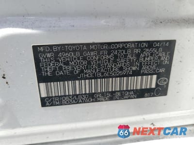 Zdjęcie 12 z 12 samochodu: 2014 LEXUS GS 350 VIN:JTHCE1BL6E5025974 - miniatura