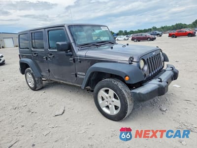 Czwarte zdjęcie samochodu z boku: 2014 JEEP WRANGLER UNLIMITED SPORT VIN:1C4BJWDG0EL298832 - miniatura
