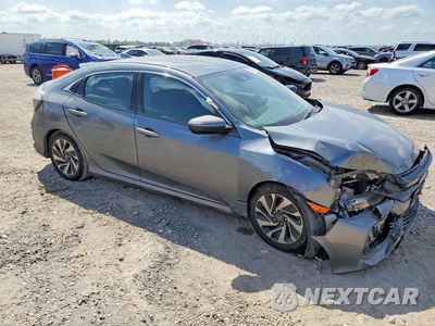 Czwarte zdjęcie samochodu z boku: 2019 HONDA CIVIC LX VIN:SHHFK7H37KU211128 - miniatura