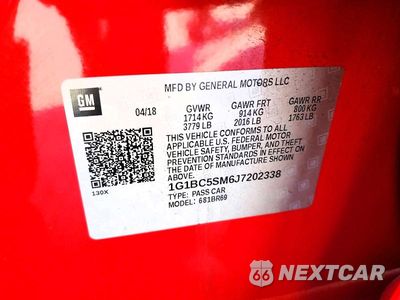 Zdjęcie 12 z 12 samochodu: 2018 CHEVROLET CRUZE LS VIN:1G1BC5SM6J7202338 - miniatura