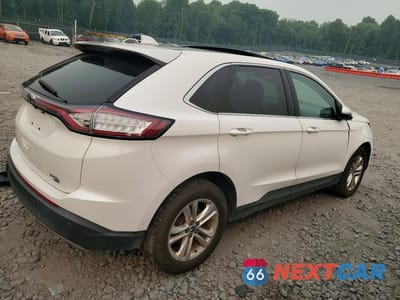 Trzecie zdjęcie samochodu z tyłu: 2015 FORD EDGE SEL VIN:2FMTK4J82FBB46177 - miniatura