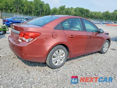 Trzecie zdjęcie samochodu z tyłu: 2013 CHEVROLET CRUZE LS VIN:1G1PA5SG7D7116224 - miniatura