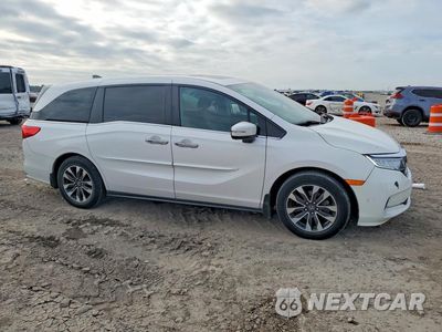 Czwarte zdjęcie samochodu z boku: 2024 HONDA ODYSSEY EXL VIN:5FNRL6H6XRB007868 - miniatura