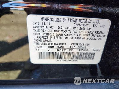 Zdjęcie 13 z 13 samochodu: 2017 INFINITI QX50 BASE VIN:JN1BJ0RR0HM408089 - miniatura