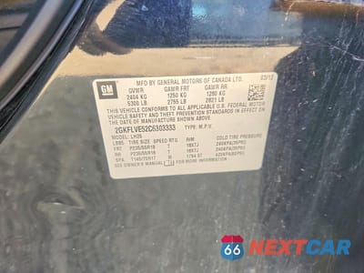 Zdjęcie 12 z 12 samochodu: 2012 GMC TERRAIN SLT VIN:2GKFLVE52C6303333 - miniatura
