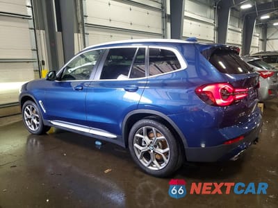 Drugie zdjęcie samochodu z przodu: 2022 BMW X3 XDRIVE30I VIN:WBX57DP06NN182931 - miniatura
