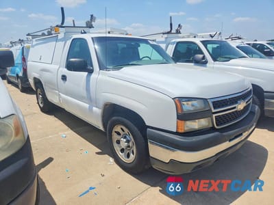 Czwarte zdjęcie samochodu z boku: 2006 CHEVROLET SILVERADO C1500 VIN:3GCEC14X16G253634 - miniatura