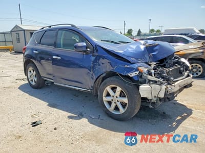 Czwarte zdjęcie samochodu z boku: 2009 NISSAN MURANO S VIN:JN8AZ18W19W120428 - miniatura