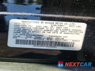 Zdjęcie 13 z 13 samochodu: 2017 INFINITI QX50 BASE VIN:JN1BJ0RR5HM408962 - miniatura