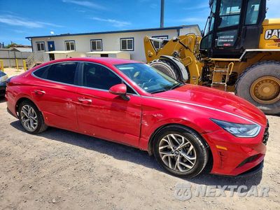 Czwarte zdjęcie samochodu z boku: 2020 HYUNDAI SONATA SEL VIN:5NPEF4JA2LH058024 - miniatura