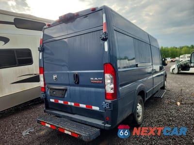 Trzecie zdjęcie samochodu z tyłu: 2020 RAM PROMASTER 3500 DELIVERY VAN VIN:3C6URVJG6LE136538 - miniatura