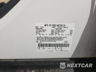 Zdjęcie 13 z 13 samochodu: 2016 FORD EXPLORER LIMITED VIN:1FM5K7FH4GGB16188 - miniatura