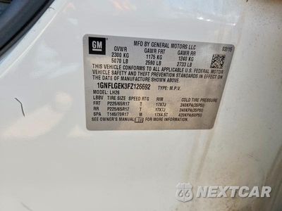 Zdjęcie 12 z 12 samochodu: 2015 CHEVROLET EQUINOX LT VIN:1GNFLGEK3FZ126692 - miniatura