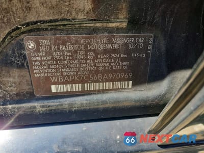 Zdjęcie 12 z 12 samochodu: 2011 BMW 328 XI VIN:WBAPK7C56BA970969 - miniatura