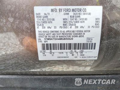 Zdjęcie 13 z 13 samochodu: 2021 FORD EXPLORER XLT VIN:1FMSK7DH4MGB50620 - miniatura