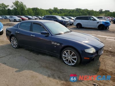 Czwarte zdjęcie samochodu z boku: 2007 MASERATI QUATTROPORTE M139 VIN:ZAMFE39A670029369 - miniatura