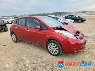 Czwarte zdjęcie samochodu z boku: 2014 NISSAN LEAF S VIN:1N4AZ0CP1EC337985 - miniatura