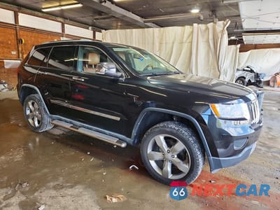 Czwarte zdjęcie samochodu z boku: 2012 JEEP GRAND CHEROKEE OVERLAND VIN:1C4RJFCT7CC162076 - miniatura