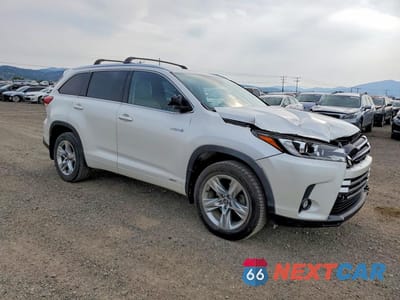 Czwarte zdjęcie samochodu z boku: 2019 TOYOTA HIGHLANDER HYBRID LIMITED VIN:5TDDGRFH6KS071623 - miniatura
