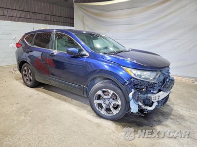 Czwarte zdjęcie samochodu z boku: 2018 HONDA CR-V EX VIN:7FARW2H57JE000649 - miniatura