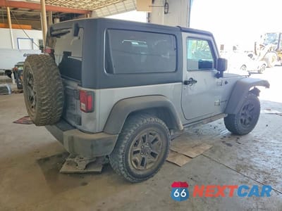 Trzecie zdjęcie samochodu z tyłu: 2018 JEEP WRANGLER SPORT VIN:1C4AJWAGXJL898204 - miniatura
