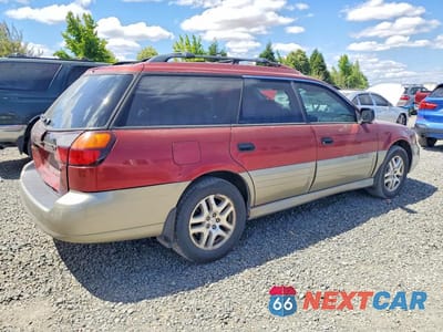 Trzecie zdjęcie samochodu z tyłu: 2002 SUBARU LEGACY OUTBACK AWP VIN:4S3BH675827645396 - miniatura