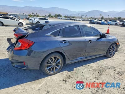 Trzecie zdjęcie samochodu z tyłu: 2019 HONDA CIVIC EX VIN:JHMFC1F36KX008394 - miniatura
