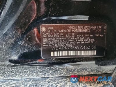 Zdjęcie 12 z 12 samochodu: 2009 BMW 328 XI VIN:WBAPK73569A452130 - miniatura