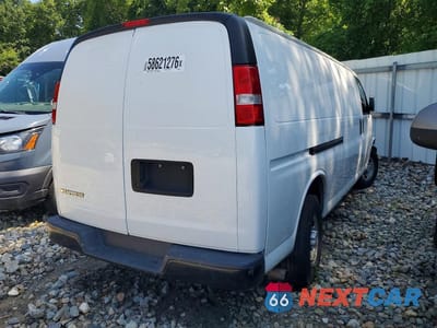 Trzecie zdjęcie samochodu z tyłu: 2023 CHEVROLET EXPRESS 2500 CARGO DELIVERY VAN VIN:1GCWGBFP6P1258887 - miniatura