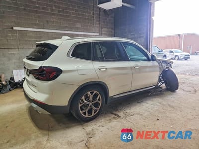 Trzecie zdjęcie samochodu z tyłu: 2023 BMW X3 XDRIVE30I VIN:WBX57DP09PN188113 - miniatura