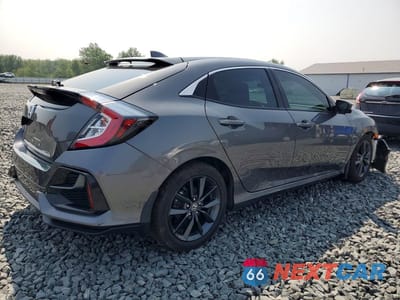 Trzecie zdjęcie samochodu z tyłu: 2021 HONDA CIVIC EX VIN:SHHFK7H65MU224487 - miniatura