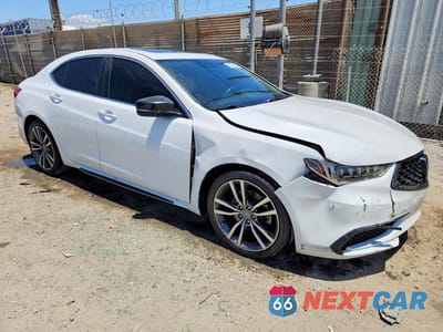 Czwarte zdjęcie samochodu z boku: 2020 ACURA TLX TECHNOLOGY VIN:19UUB2F41LA005578 - miniatura
