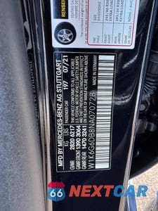 Zdjęcie 13 z 13 samochodu: 2022 MERCEDES-BENZ S 500 4MATIC VIN:W1K6G6DB8NA070728 - miniatura