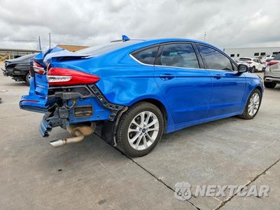 Trzecie zdjęcie samochodu z tyłu: 2020 FORD FUSION SE VIN:3FA6P0HD4LR110976 - miniatura