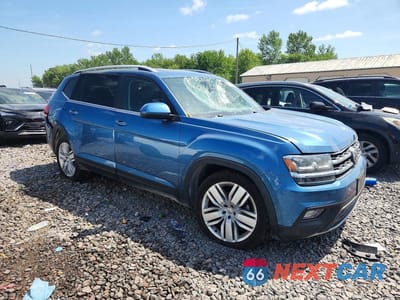 Czwarte zdjęcie samochodu z boku: 2019 VOLKSWAGEN ATLAS SE VIN:1V2UR2CA9KC598872 - miniatura