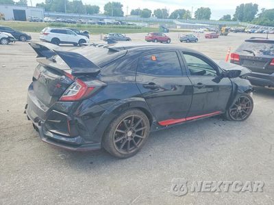 Trzecie zdjęcie samochodu z tyłu: 2021 HONDA CIVIC TYPE-R TOURING VIN:SHHFK8G78MU201611 - miniatura