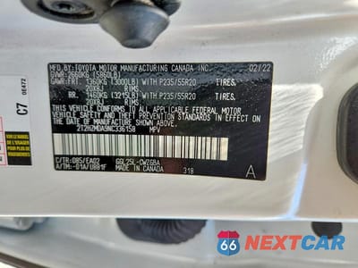 Zdjęcie 14 z 14 samochodu: 2022 LEXUS RX 350 VIN:2T2HZMDA9NC336158 - miniatura