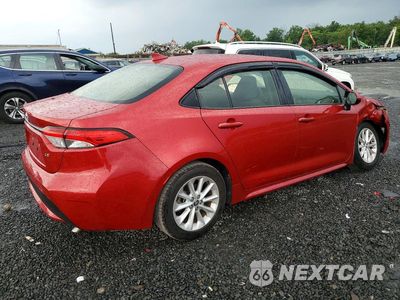 Trzecie zdjęcie samochodu z tyłu: 2020 TOYOTA COROLLA LE VIN:JTDHPRAE0LJ006148 - miniatura
