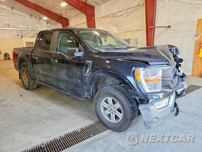 Czwarte zdjęcie samochodu z boku: 2021 FORD F150 SUPERCREW VIN:1FTFW1E53MKE30229 - miniatura