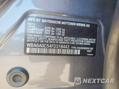 Zdjęcie 13 z 13 samochodu: 2015 BMW 640 I GRAN COUPE VIN:WBA6A0C54FD318443 - miniatura