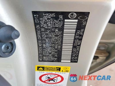 Zdjęcie 13 z 13 samochodu: 2013 LEXUS ES 350 VIN:JTHBK1GG9D2076790 - miniatura