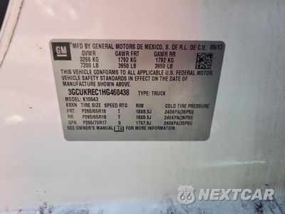 Zdjęcie 12 z 12 samochodu: 2017 CHEVROLET SILVERADO K1500 LT VIN:3GCUKREC1HG460438 - miniatura