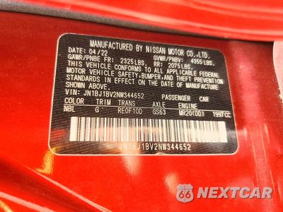 Zdjęcie 13 z 13 samochodu: 2022 NISSAN ROGUE SPORT SV VIN:JN1BJ1BV2NW344652 - miniatura