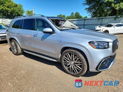 Czwarte zdjęcie samochodu z boku: 2022 MERCEDES-BENZ GLS 63 AMG 4MATIC VIN:4JGFF8KE8NA826334 - miniatura