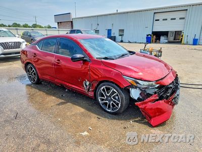 Czwarte zdjęcie samochodu z boku: 2025 NISSAN SENTRA SR VIN:3N1AB8DV4SY236875 - miniatura